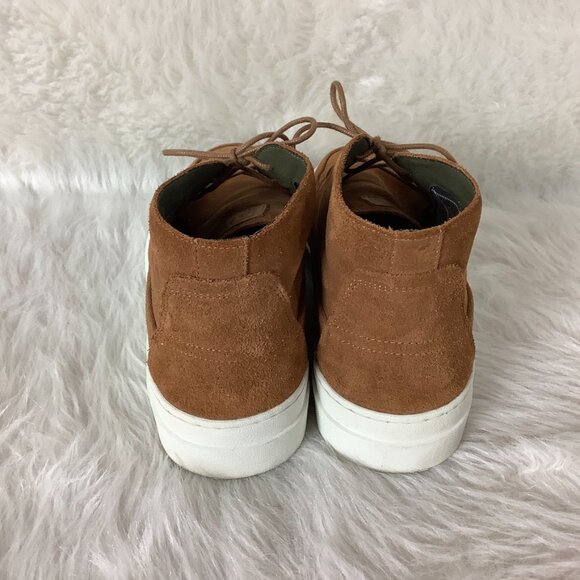 Barbour Mason Brown Sand Suede Mens Lace Up Chukka Boot Sneaker 10 - Picture 3 of 9